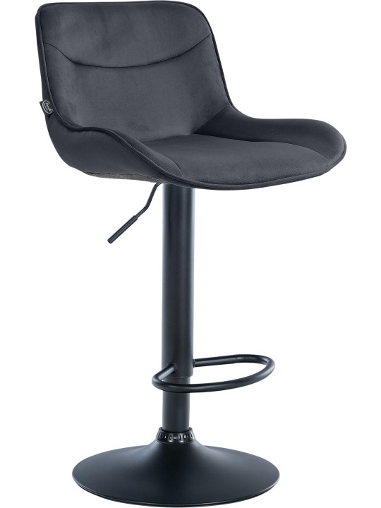 Bárszék Vonore bársony, fekete