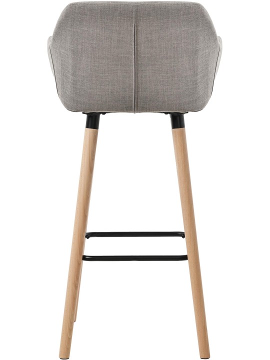 Bárszék Grant szövet, szürke