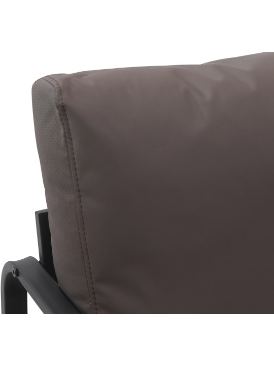 Lounger Manea műbőr, barna