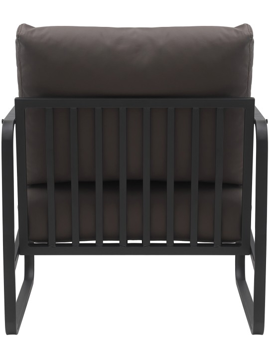 Lounger Manea műbőr, barna