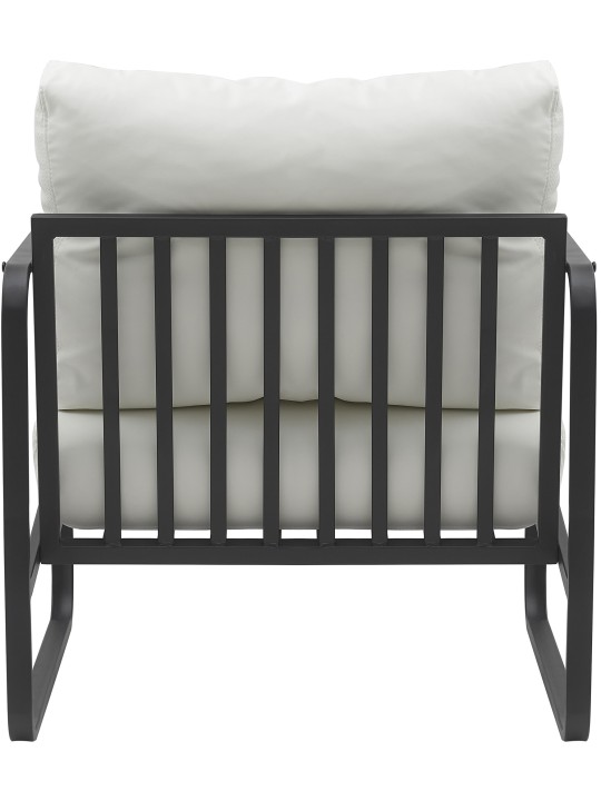 Lounger Manea műbőr, fehér