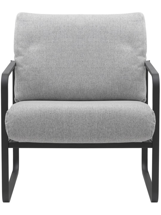 Lounger Manea szövet, világosszürke