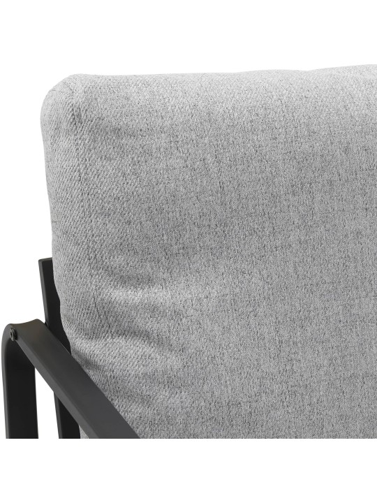 Lounger Manea szövet, világosszürke