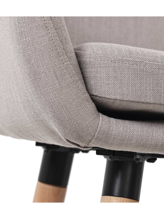 2 db bárszék készlet Grant textil, taupe