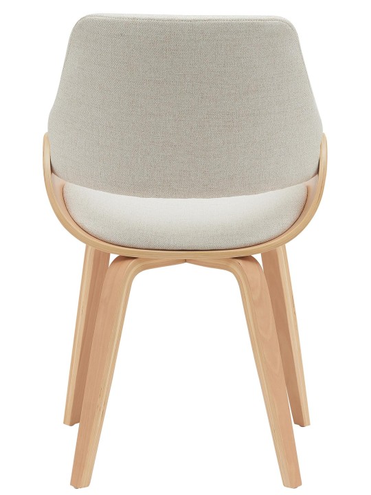 Vangale szövet étkezőszék, natúr/krém Vangale szövet étkezőszék, natúr/krém