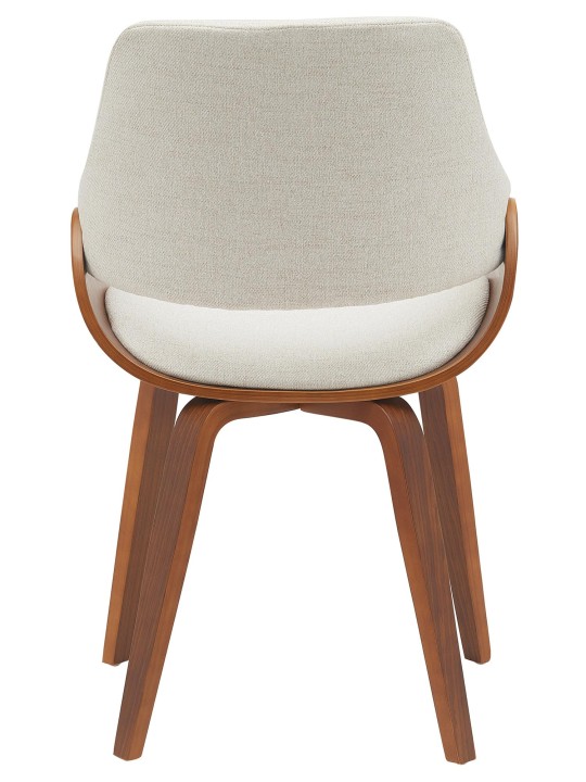 Vangale szövet étkezőszék, dió/krém Vangale szövet étkezőszék, dió/krém