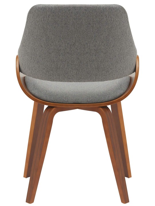 Vangale szövet étkezőszék, dió/sötétszürke