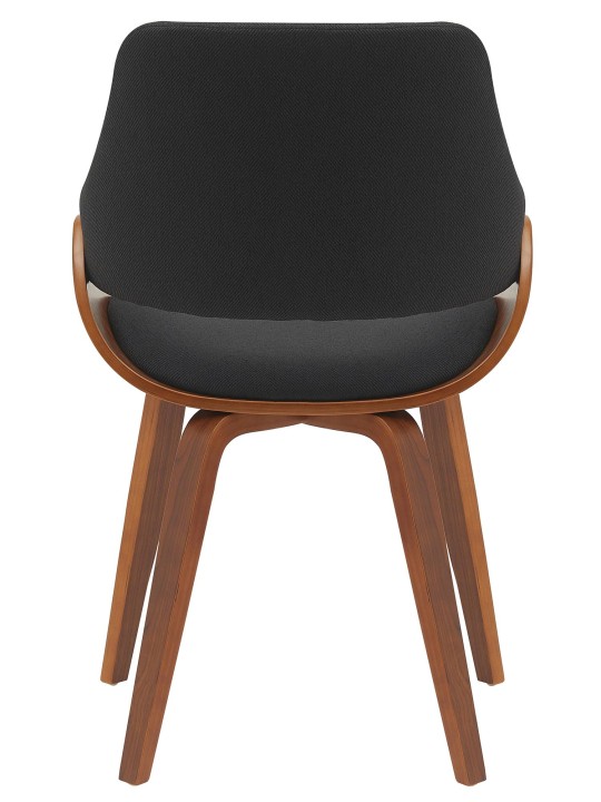 Vangale szövet étkezőszék, dió/fekete Vangale szövet étkezőszék, dió/fekete