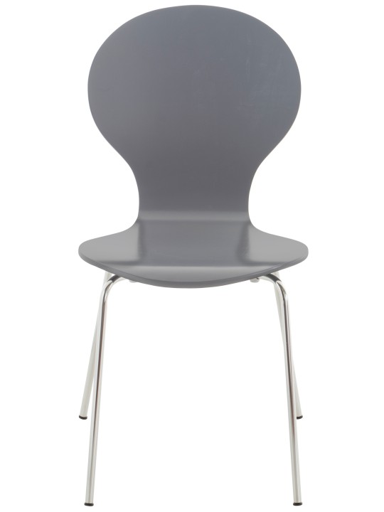 4 db Diego látogatói szék készlet, szürke