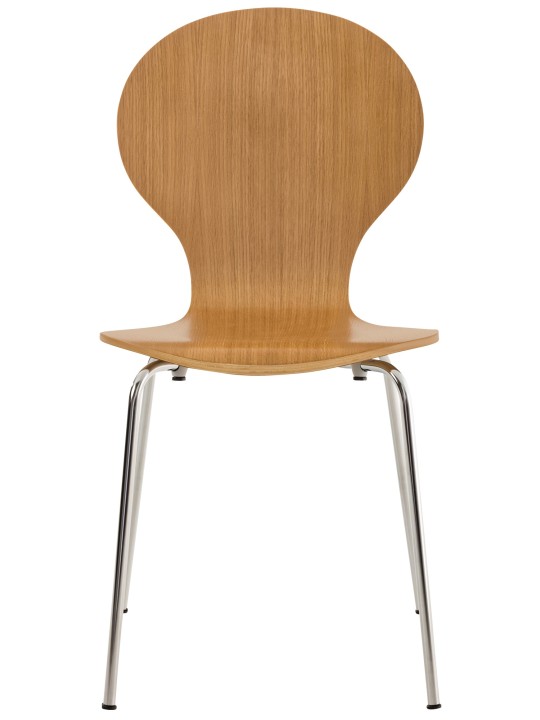 4 db Diego látogatói szék készlet, tölgy