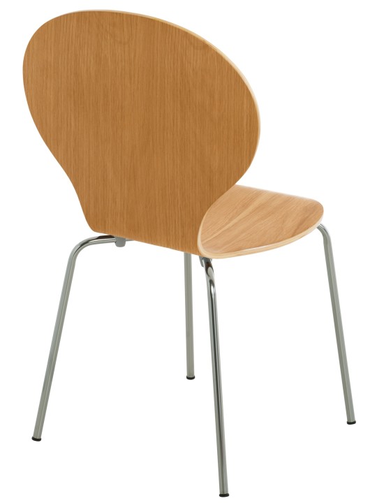 4 db Diego látogatói szék készlet, tölgy