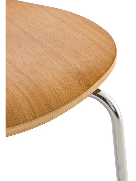 4 db Diego látogatói szék készlet, tölgy