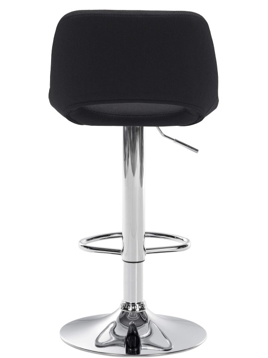 Bárszék Camden szövet króm, fekete