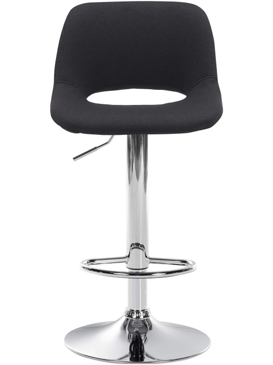 Bárszék Camden szövet króm, fekete