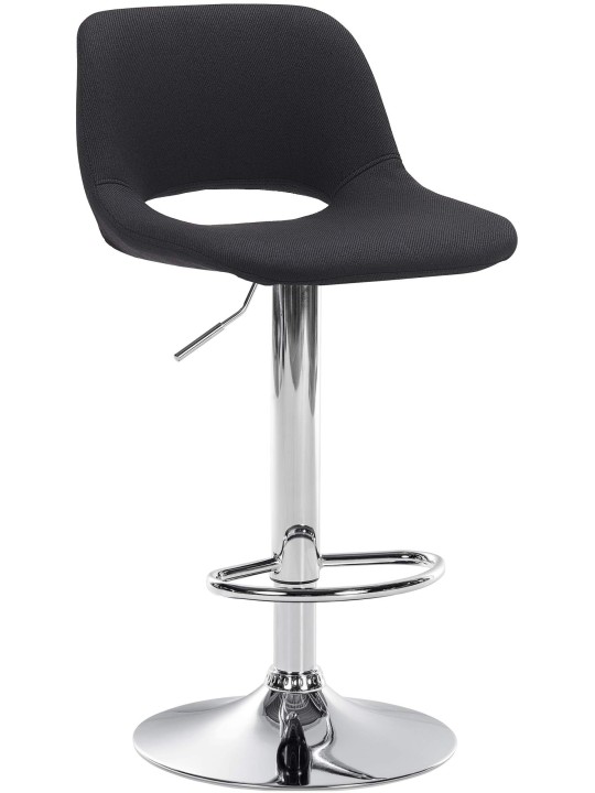 Bárszék Camden szövet króm, fekete