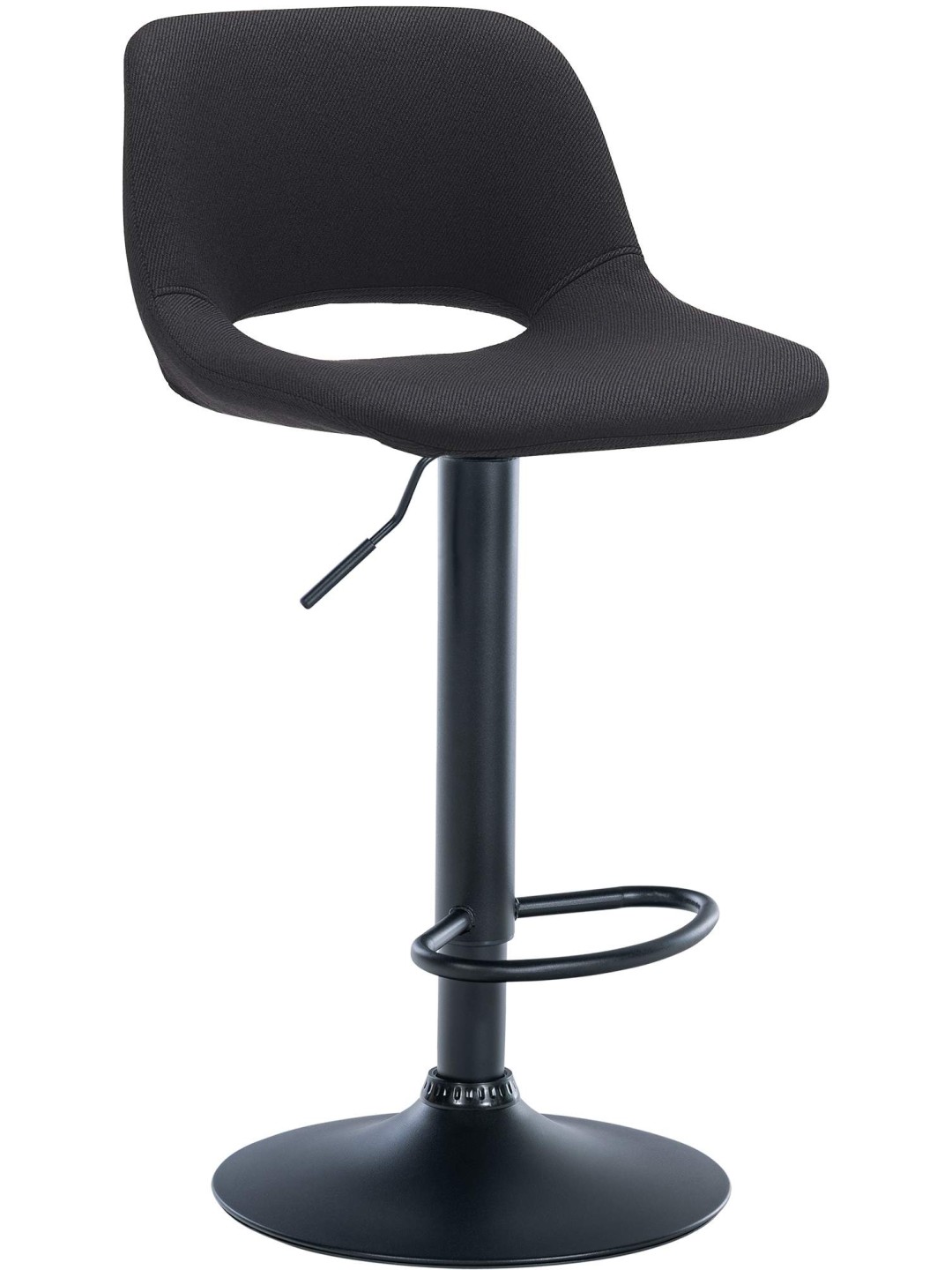 Bárszék Camden szövet, fekete