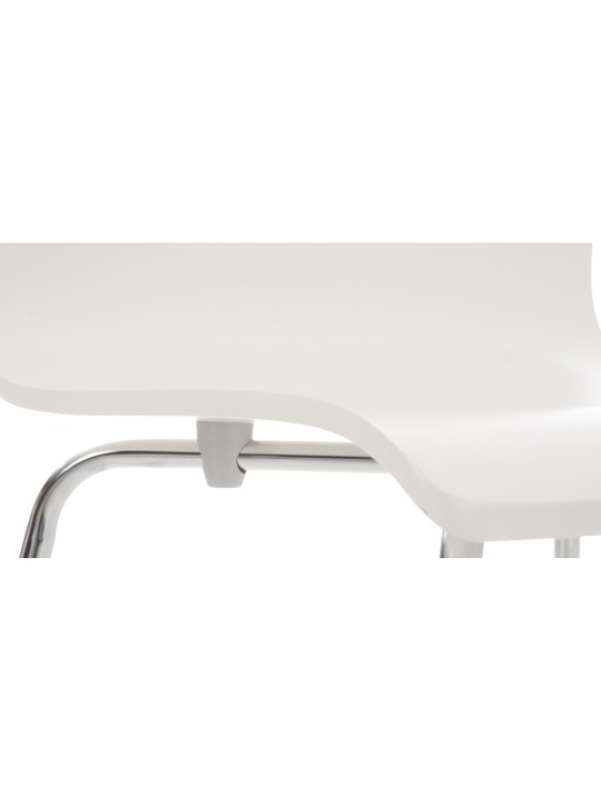 4 db Pepe látogatói szék készlet, fehér