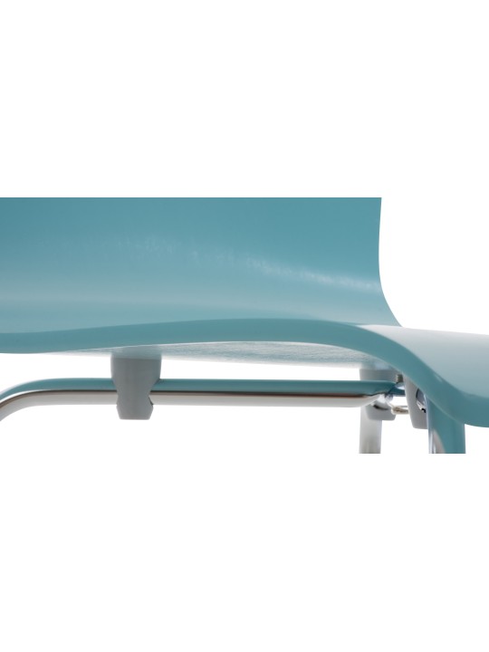 4 db Pepe látogatói szék készlet, világoskék