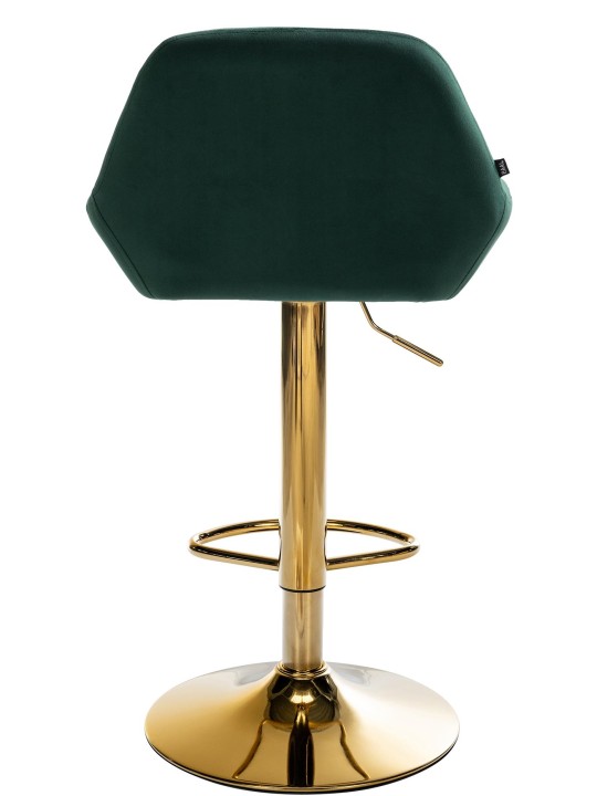 Bárszék Braga arany bársony, sötétzöld