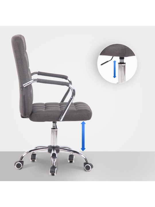 Irodai szék Terni szövet, sötétszürke