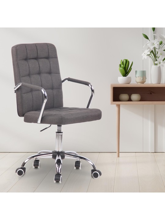 Irodai szék Terni szövet, sötétszürke