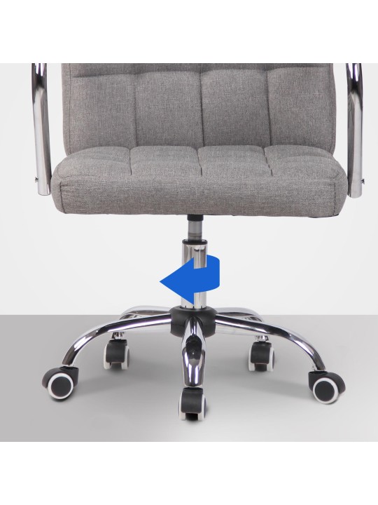 Irodai szék Terni szövet, szürke