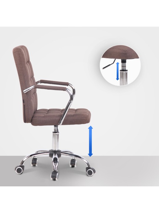 Irodai szék Terni szövet, barna