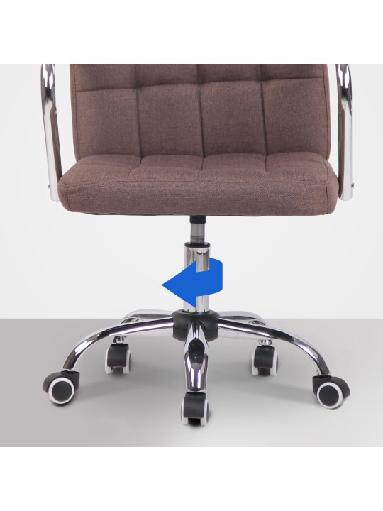 Irodai szék Terni szövet, barna