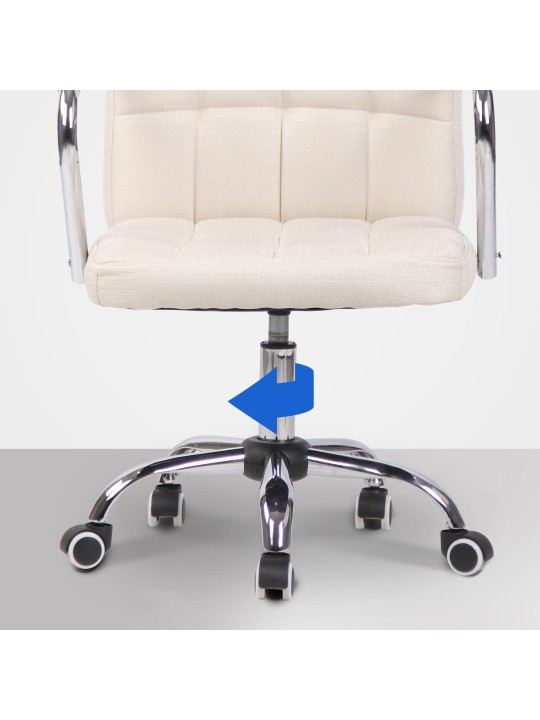 Irodai szék Terni szövet, krém