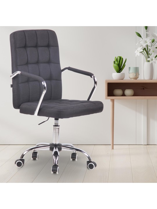 Irodai szék Terni szövet, fekete