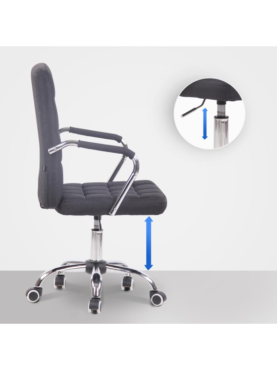 Irodai szék Terni szövet, fekete