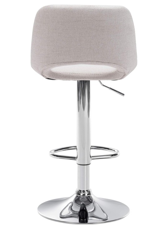 2 db bárszék szett Camden szövet króm, krém