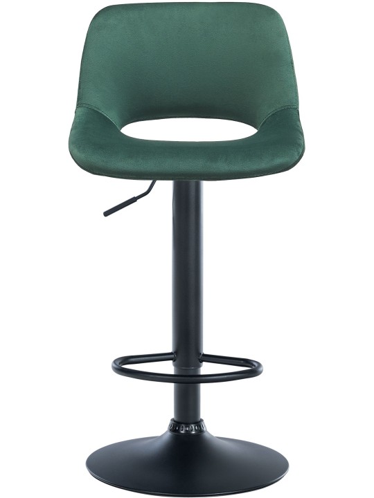 2 db bárszék szett Camden bársony, zöld