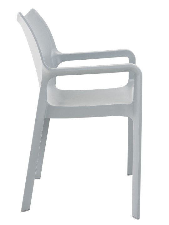 4 db Diva szék készlet, világosszürke