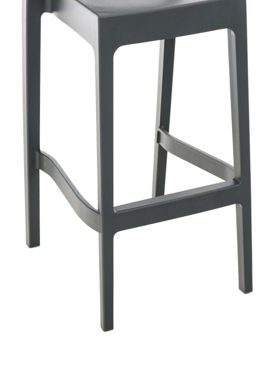 4 db Maya bárszék készlet, sötétszürke
