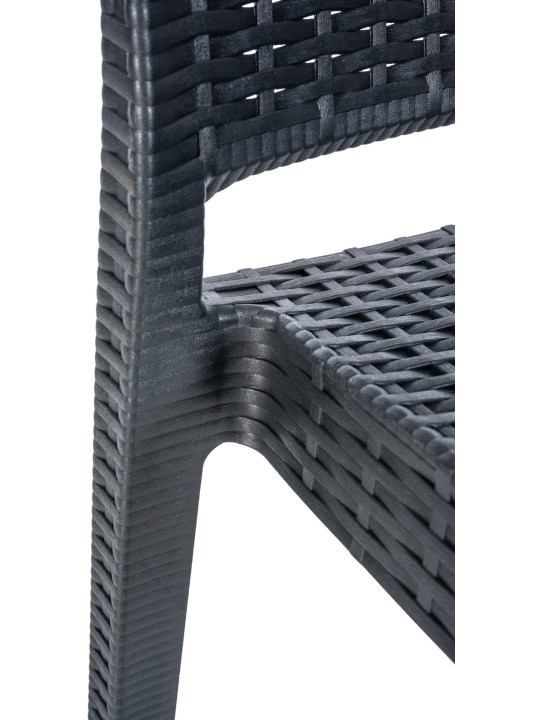 4 db Jamaica bárszék készlet, sötétszürke