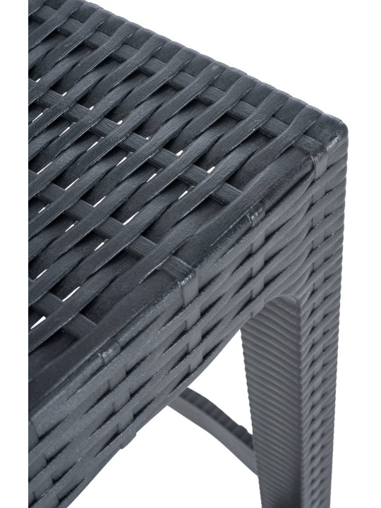 4 db Jamaica bárszék készlet, sötétszürke