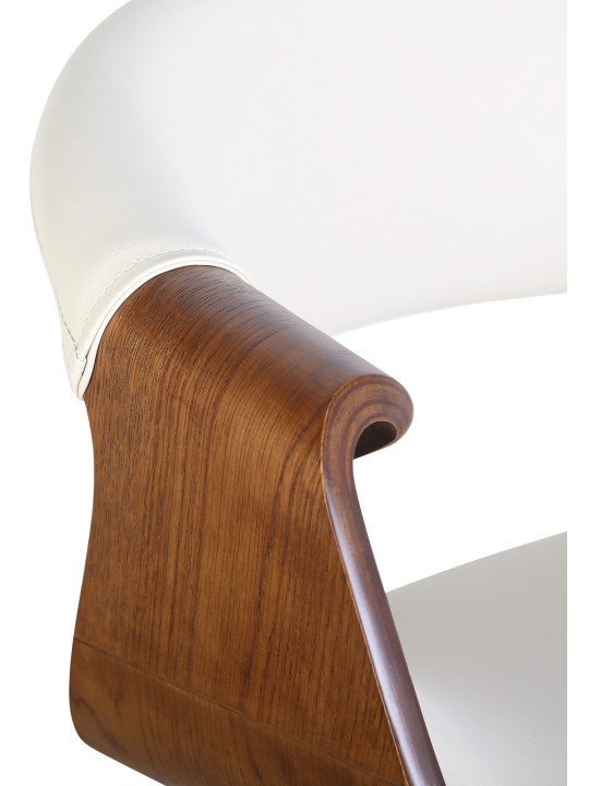 Foley tölgy műbőr étkezőszék, krém