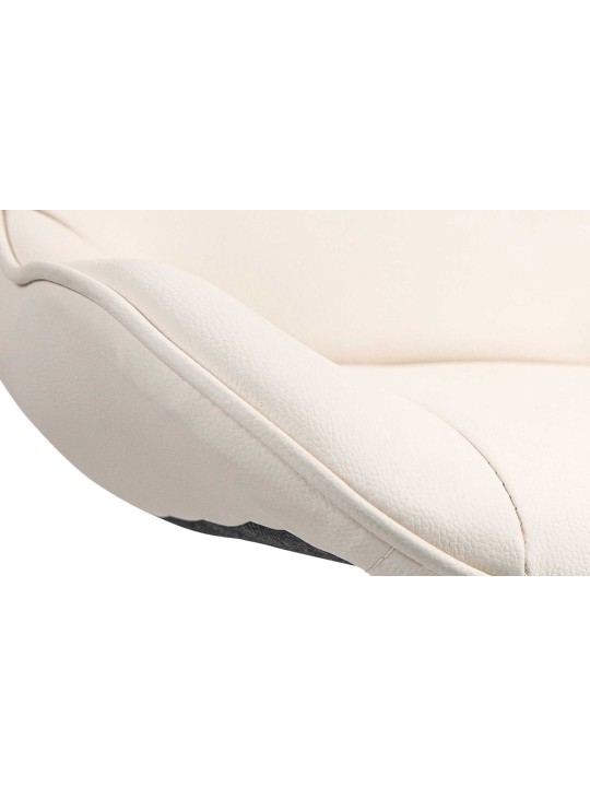 2 db bárszék Vonore króm műbőr szett, krém 2 db bárszék Vonore króm műbőr szett, krém