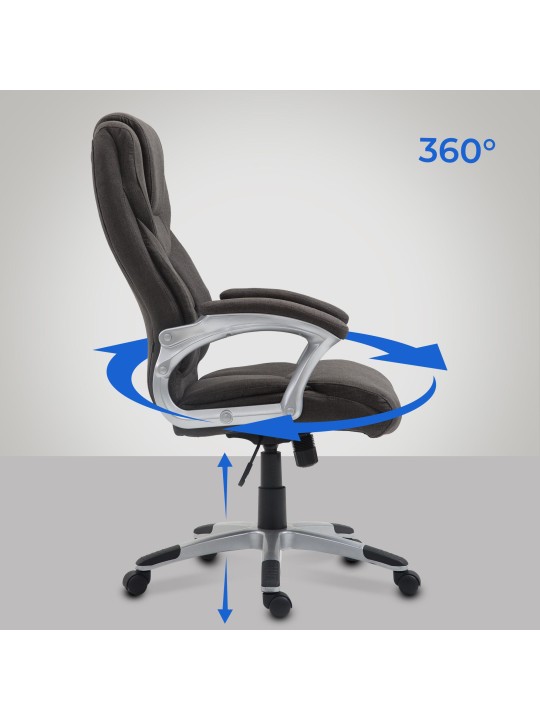 Irodai szék Texas V2 szövet, sötétszürke