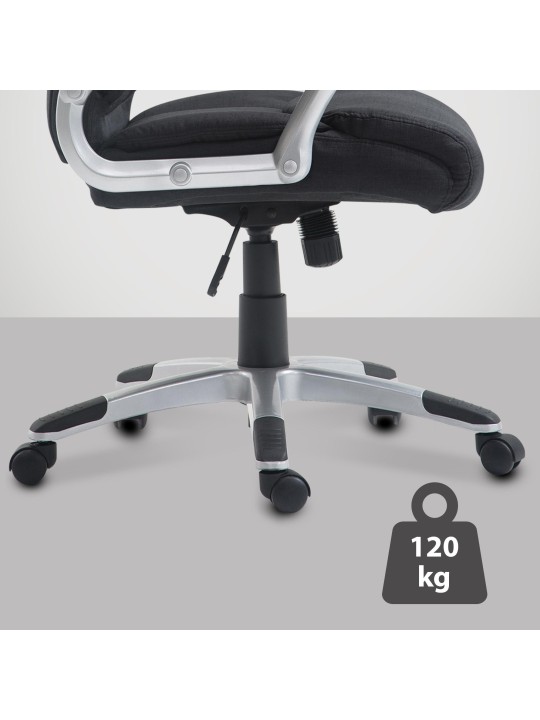 Irodai szék Texas V2 szövet, fekete