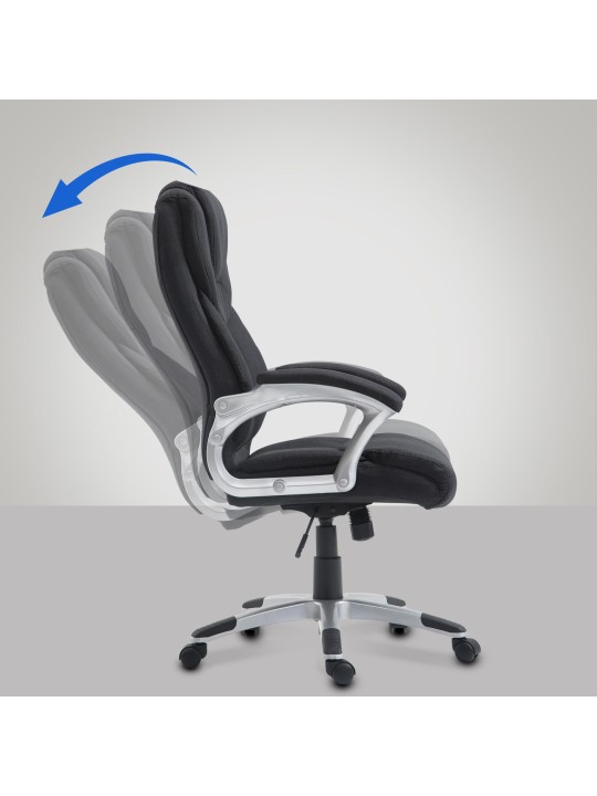 Irodai szék Texas V2 szövet, fekete