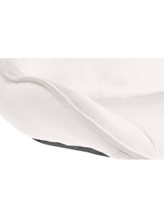 2 db bárszék Vonore bársony króm szett, krém