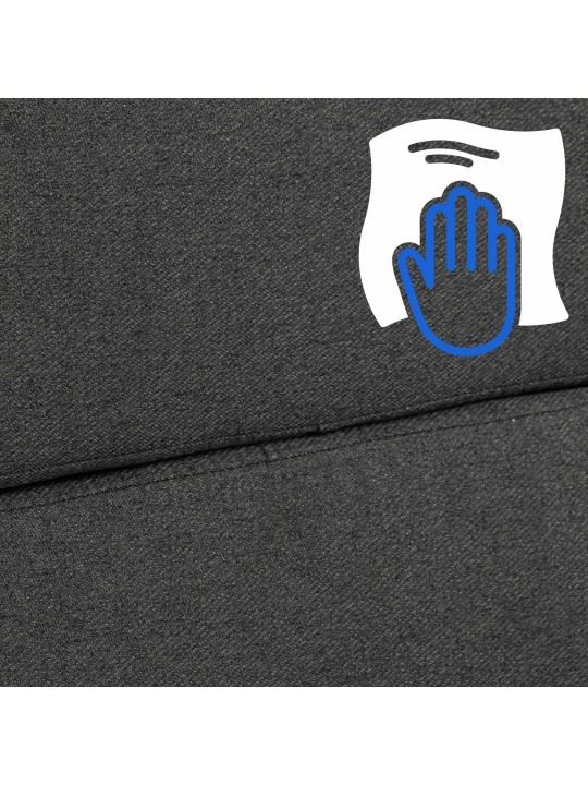 Cleveland szövet irodai szék, sötétszürke