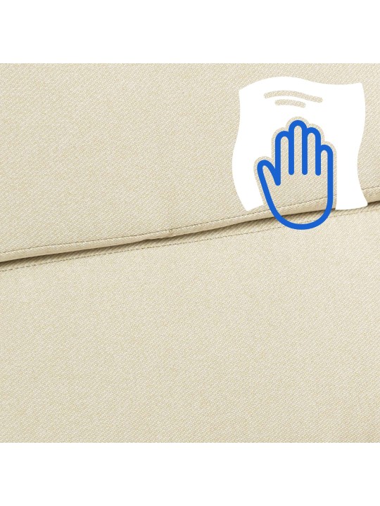 Cleveland szövet irodai szék, krém