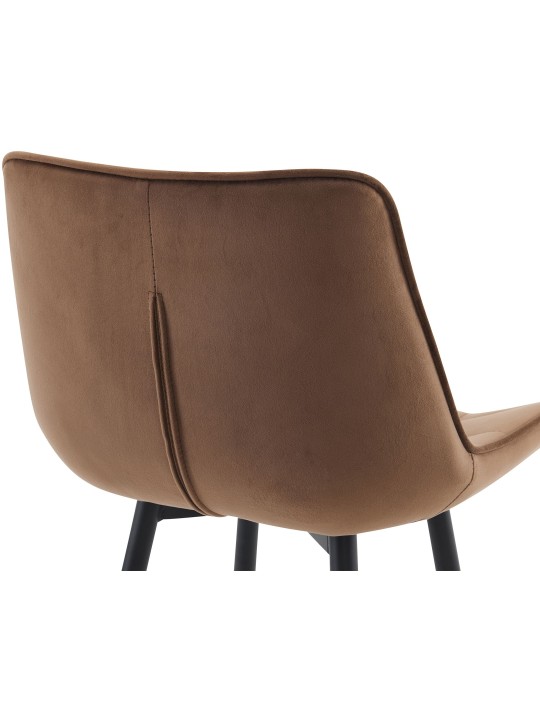 2 db bárszék szett Dartford bársony, barna