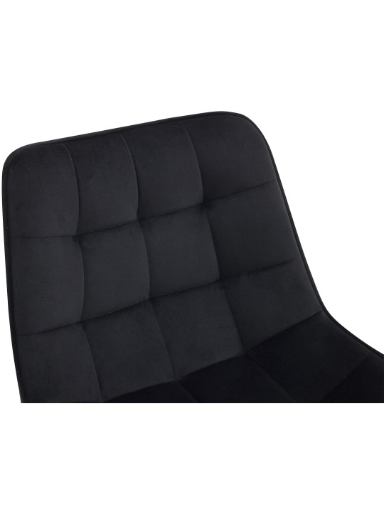 2 db bárszék szett Dartford bársony, fekete