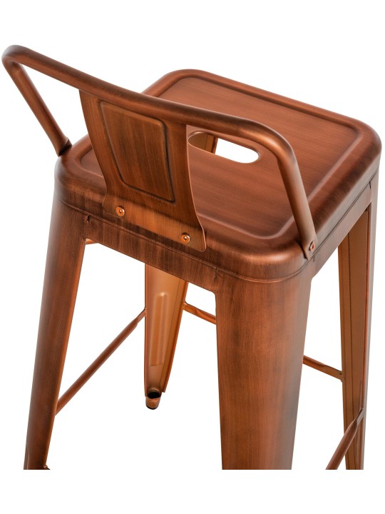 4 db Mason bárszék készlet, réz