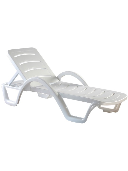 10 db Havana napozóágy szett, fehér