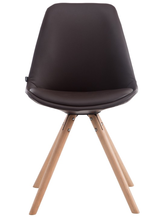 Laval Natura kerek látogatói szék, barna